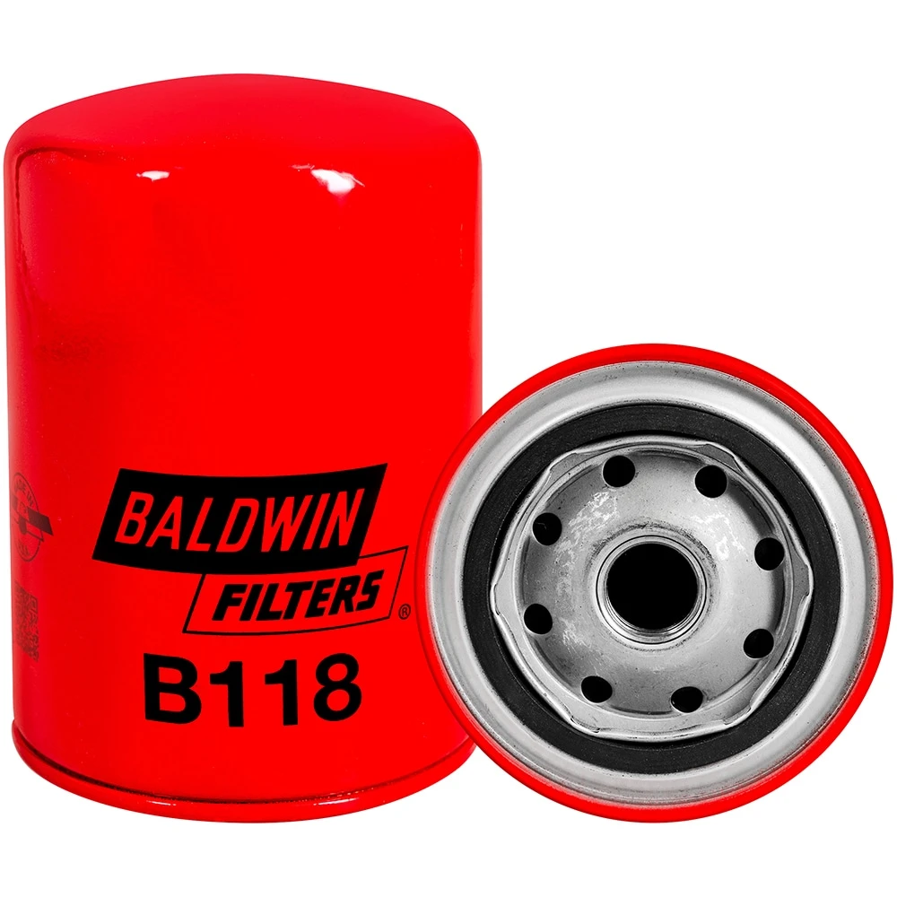 BALDWIN B118 là lọc nhớt dạng vặn (Full-Flow Lube Spin-on Filter) của Baldwin, được thiết kế để loại bỏ các tạp chất trong nhớt, giảm mài mòn và bảo vệ động cơ trong quá trình vận hành. Baldwin B118 được sản xuất theo tiêu chuẩn chất lượng cao, tích hợp van chống chảy ngược (Anti-Drainback Valve) giúp duy trì lượng nhớt trong bộ lọc khi động cơ ngừng hoạt động, từ đó giảm hiện tượng mài mòn trong quá trình khởi động.