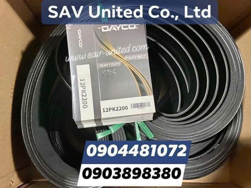 12PK2200 - DÂY CUROA DAYCO 5120865 ĐA GÂN CHO XE TẢI - Ảnh 3